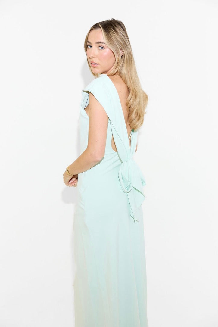 Odd Muse The Ultimate Muse Drape Back Maxi Dress - Mint