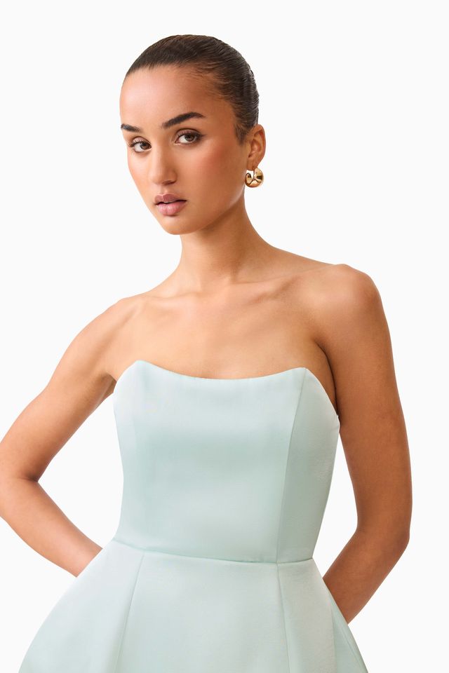 Elliatt Manon Tulip Mini Dress - Seagreen