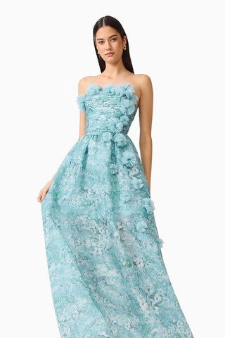 Elliatt Faye Gown - Blue Mutli