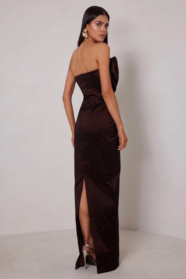 Elle Zeitoune Alba Dress - Chocolate