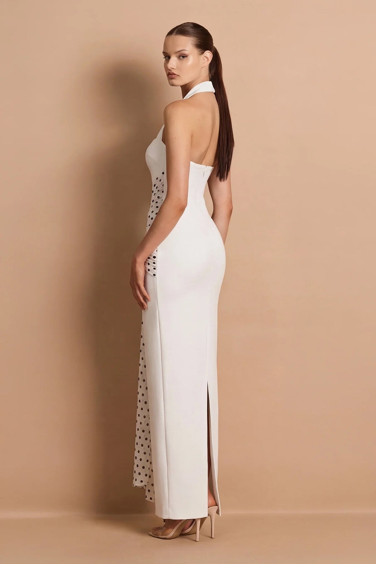 Nookie Paloma Halter Maxi Dress - Ivory