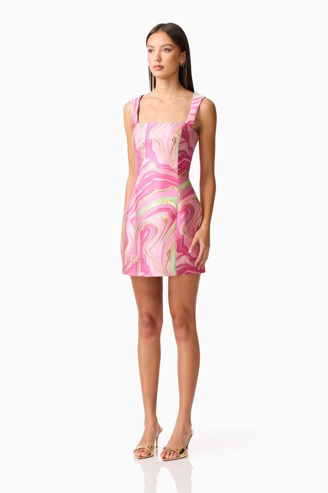 Elliatt Mirella Mini Dress - Pink Multi