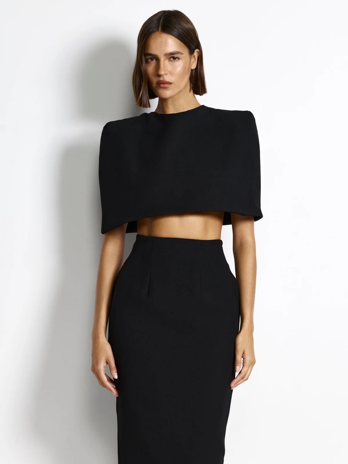 Effie Kats Olympia Cape - Black