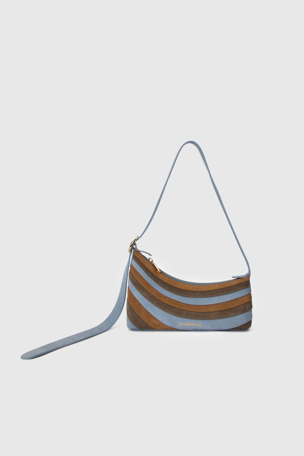 The Wolf Gang Santo Shoulder Bag - Sky & Chocolate