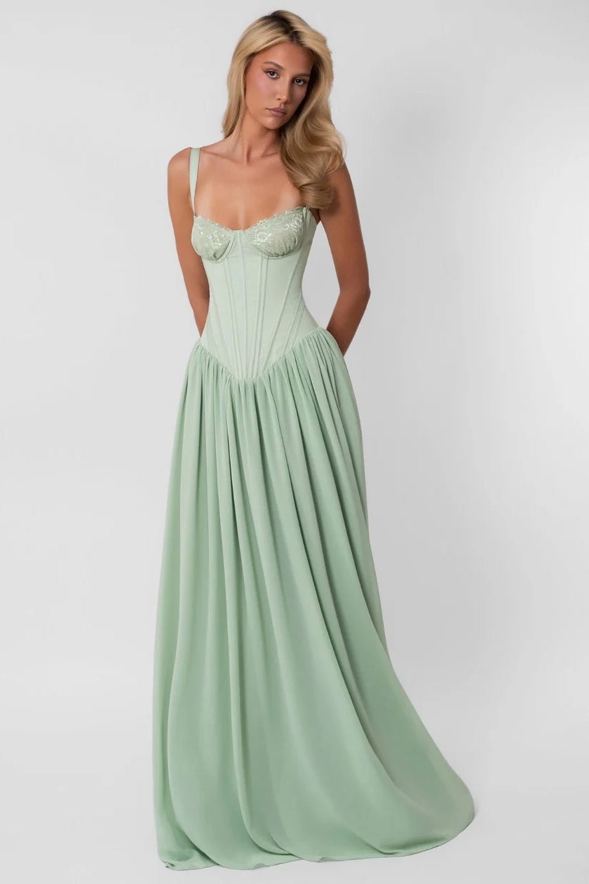 Fenity Elena Maxi Dress - Mint