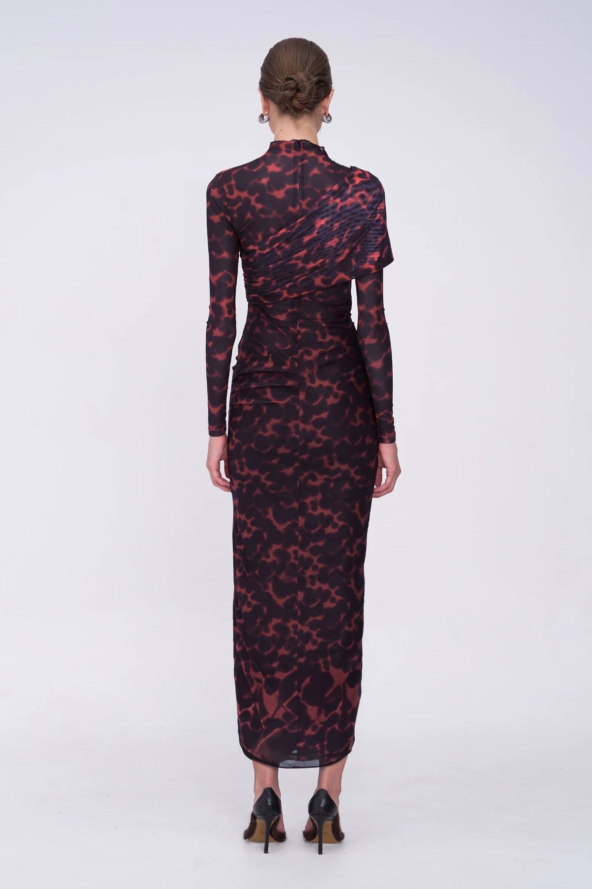 Suboo Remi Tortoiseshell Maxi Dress - Chocolate