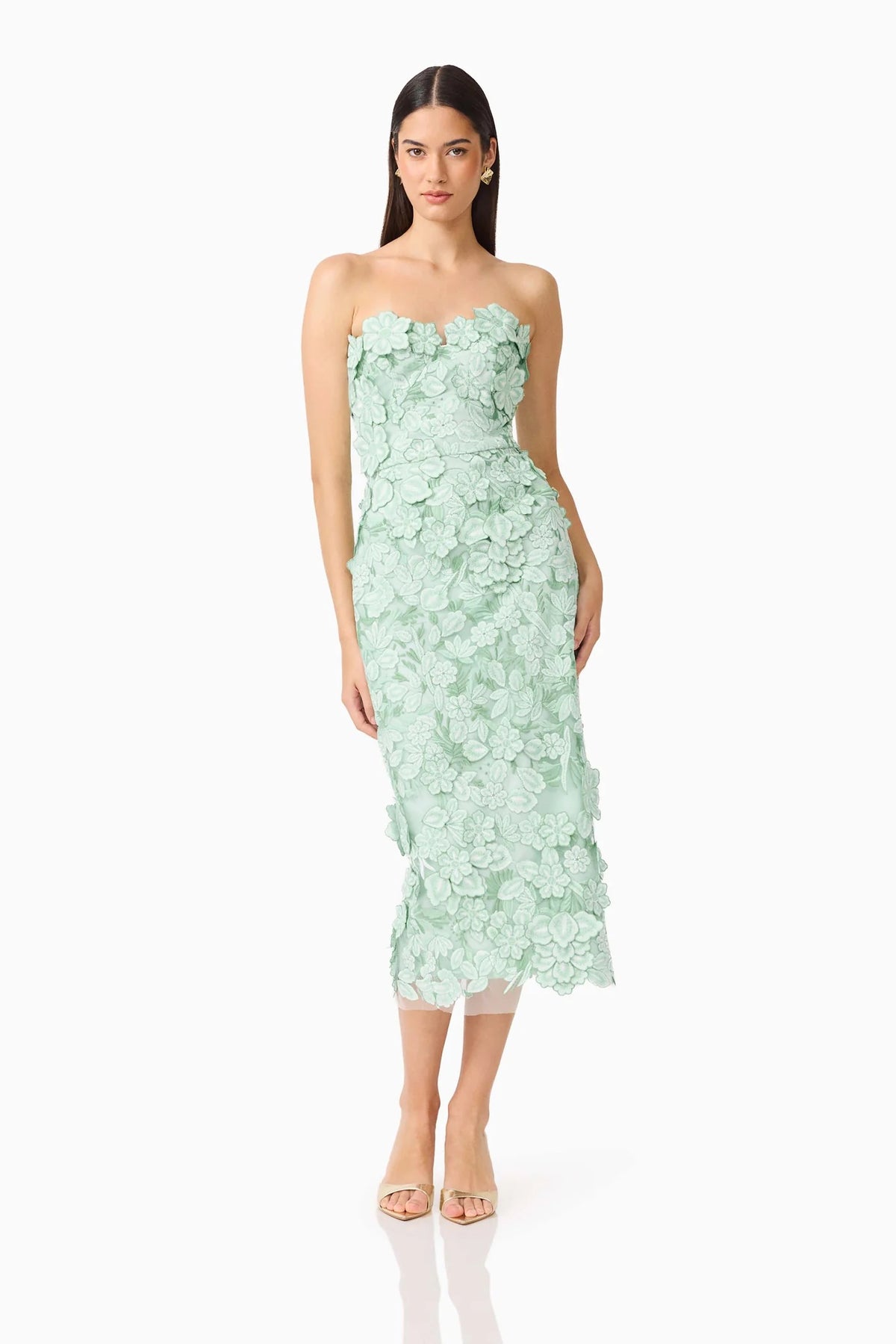 Elliatt Roseate Midi Dress - Mint Green