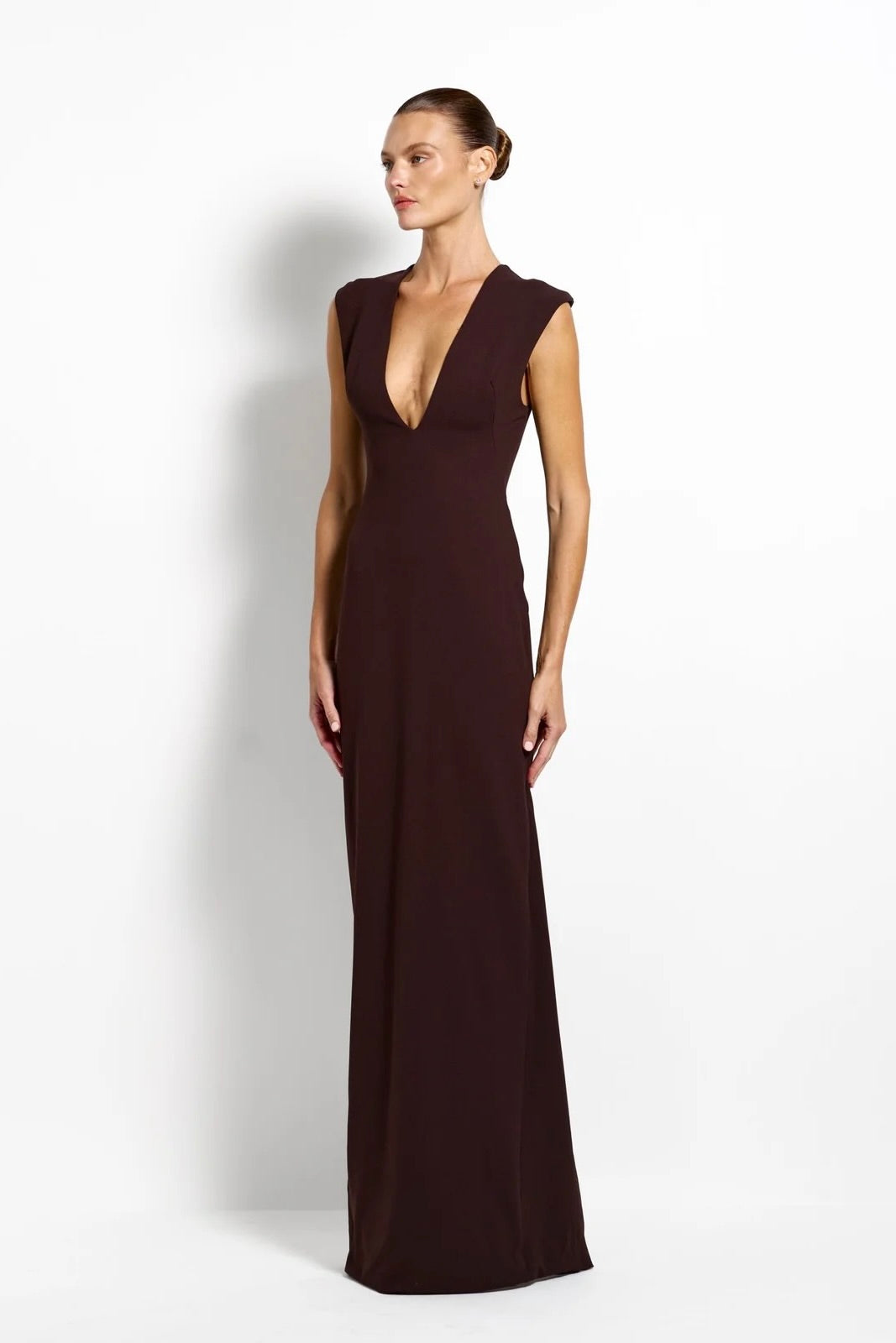 Effie Kats Analie Gown - Coffee