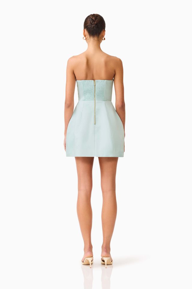 Elliatt Manon Tulip Mini Dress - Seagreen