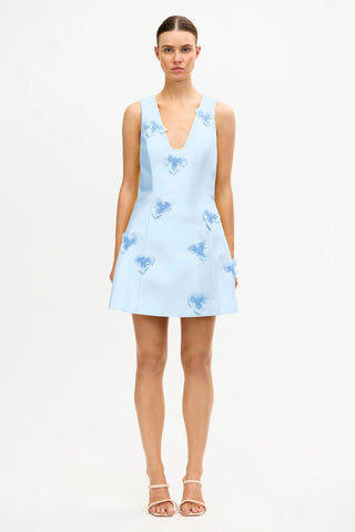 Acler Blairhill Mini Dress - Blue