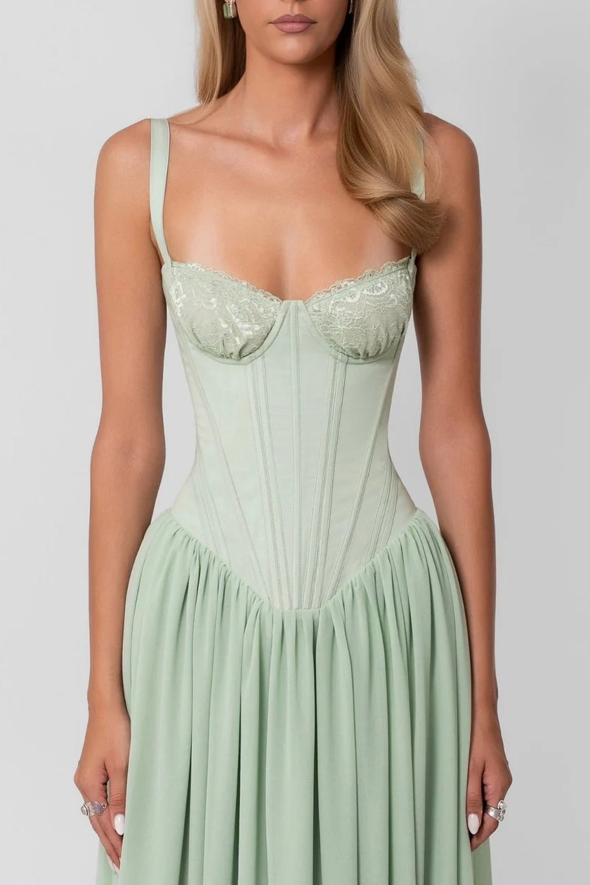 Fenity Elena Maxi Dress - Mint