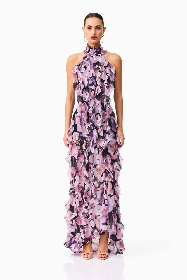 Elliatt Solene Gown - Purple Floral