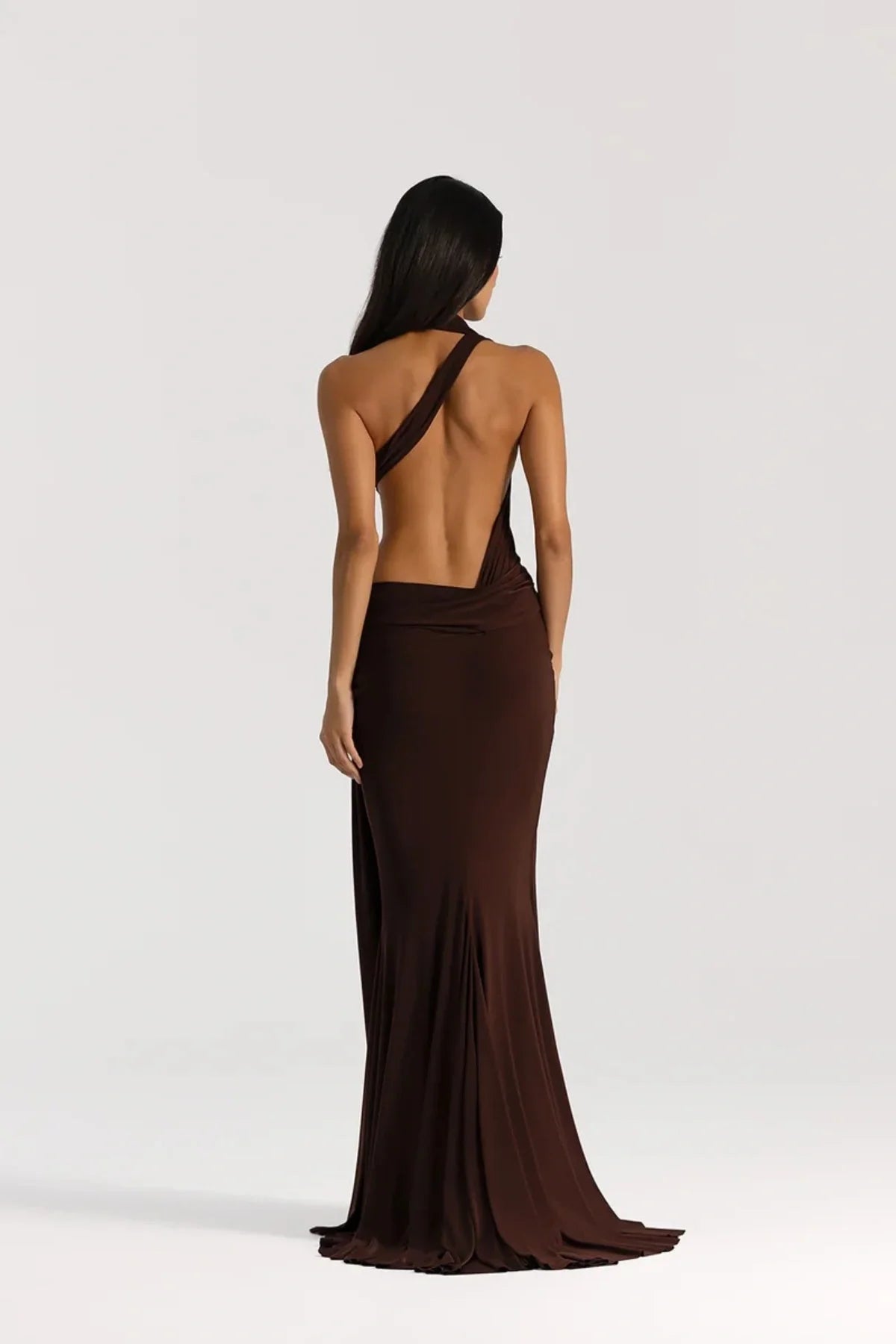 Natalie Rolt Odette Gown - Espresso