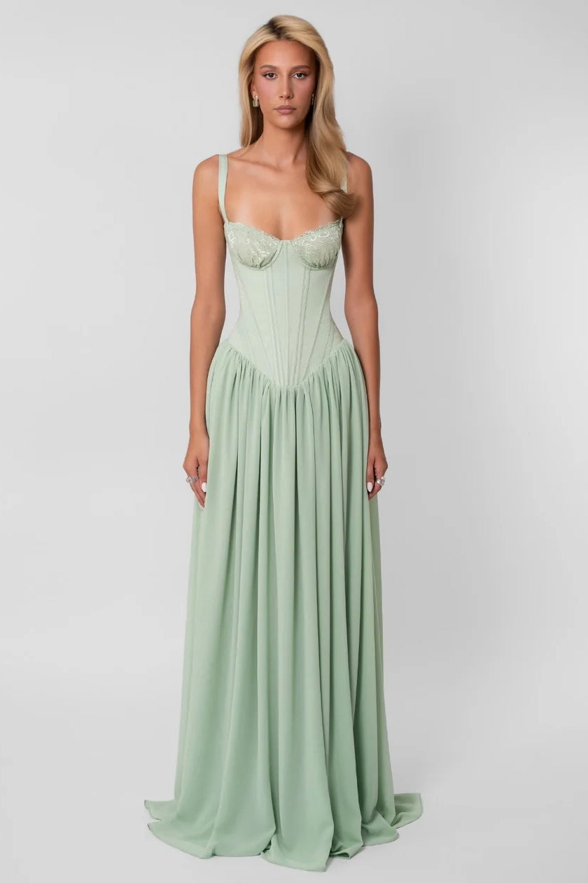 Fenity Elena Maxi Dress - Mint