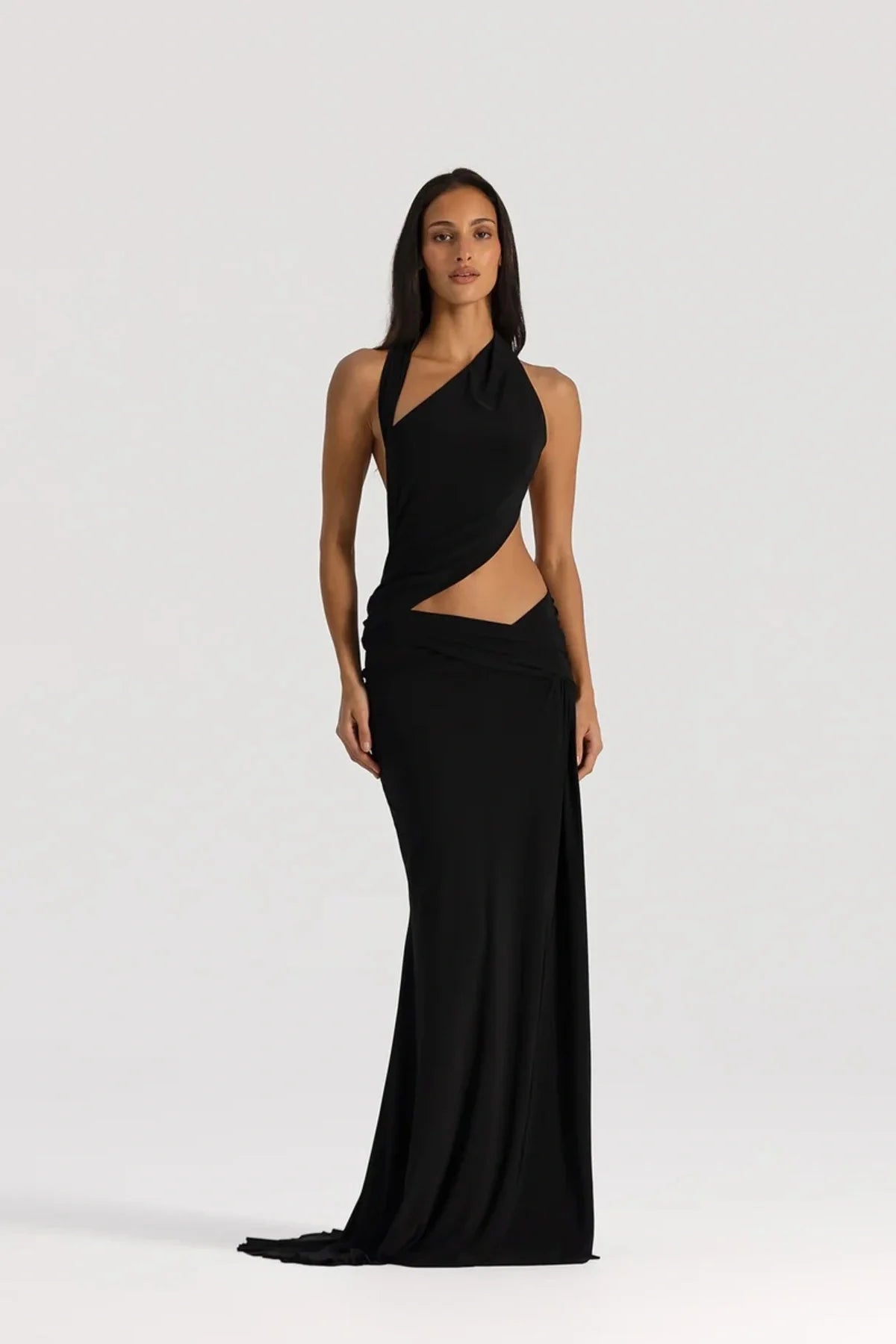 Natalie Rolt Odette Gown - Black