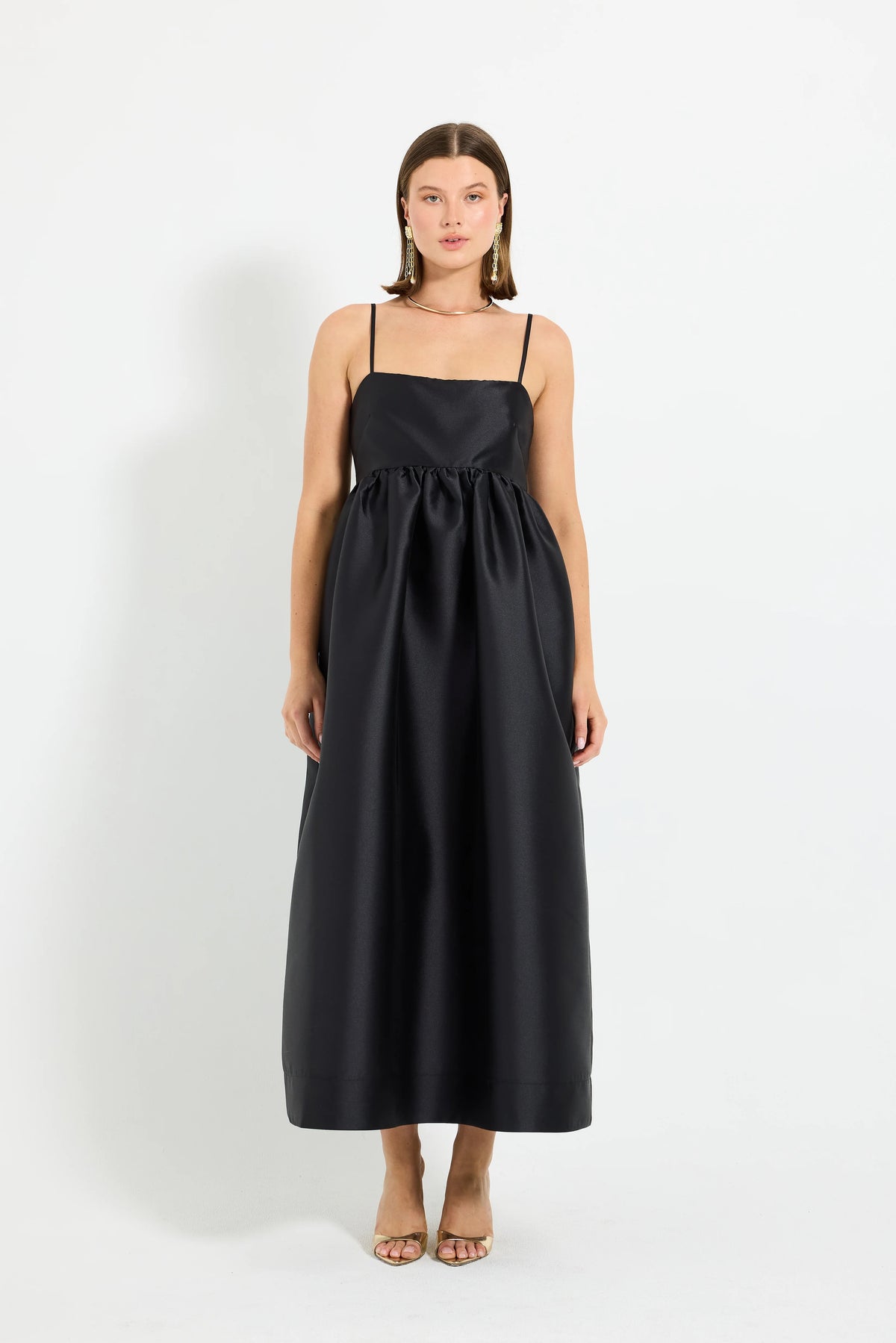 Pasduchas Pippa Flared Midi Dress - Black