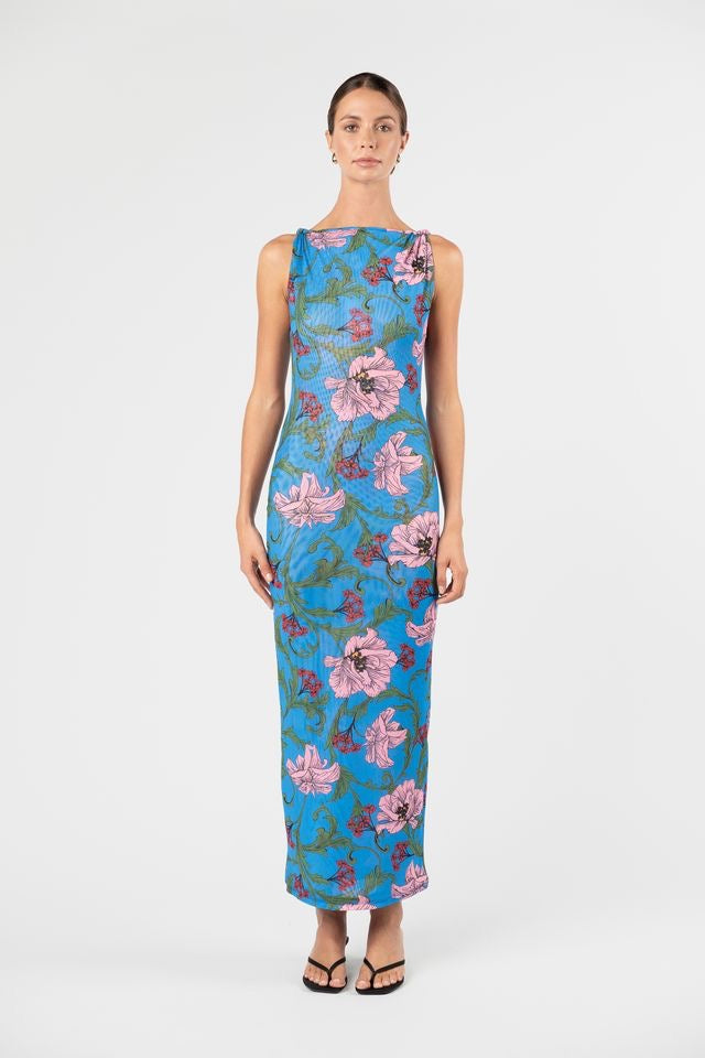 One Fell Swoop Torto Tank Dress - Cobalt Fleur