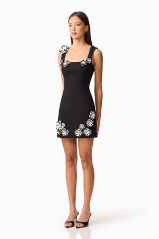 Elliatt Marina Mini Dress - Black White