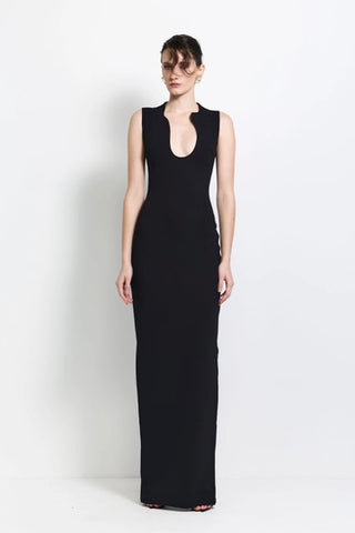 Effie Kats Bloom Gown - Black