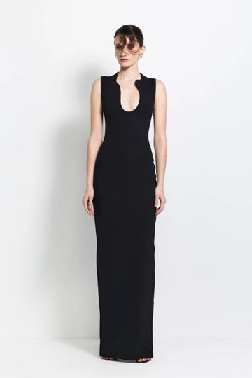 Effie Kats Bloom Gown - Black