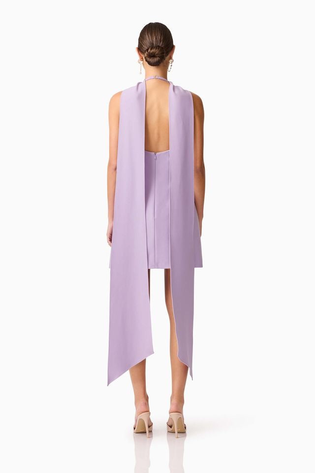 Elliatt Mira Halter Mini Dress - Lilac