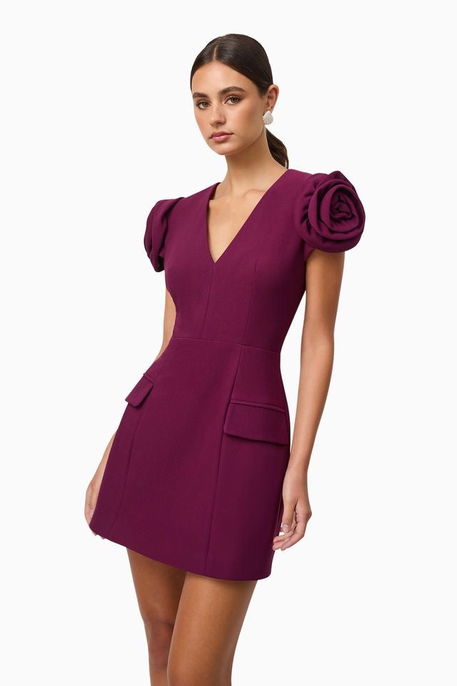 Elliatt Theresa Mini Dress - Grape