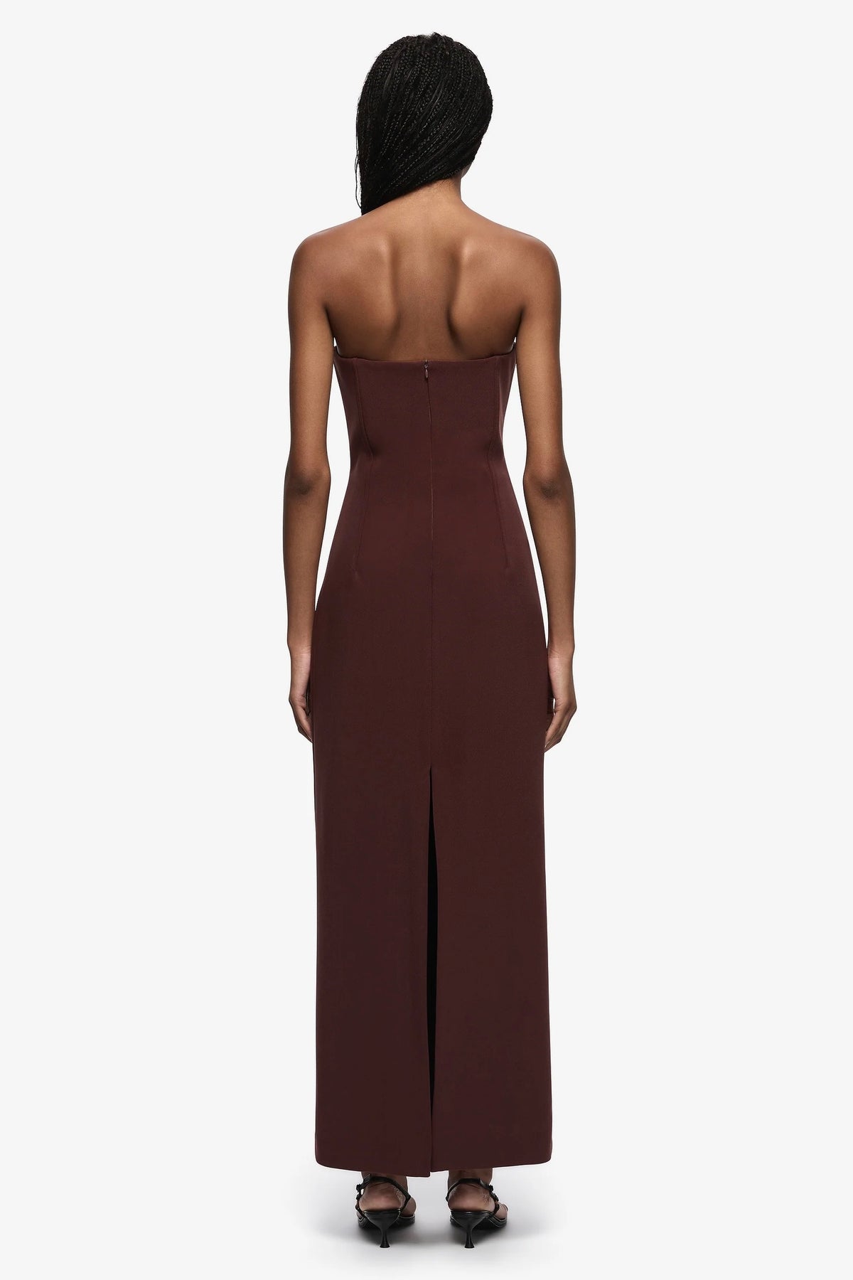 Bec & Bridge Romee Strapless Maxi Dress - Raisin