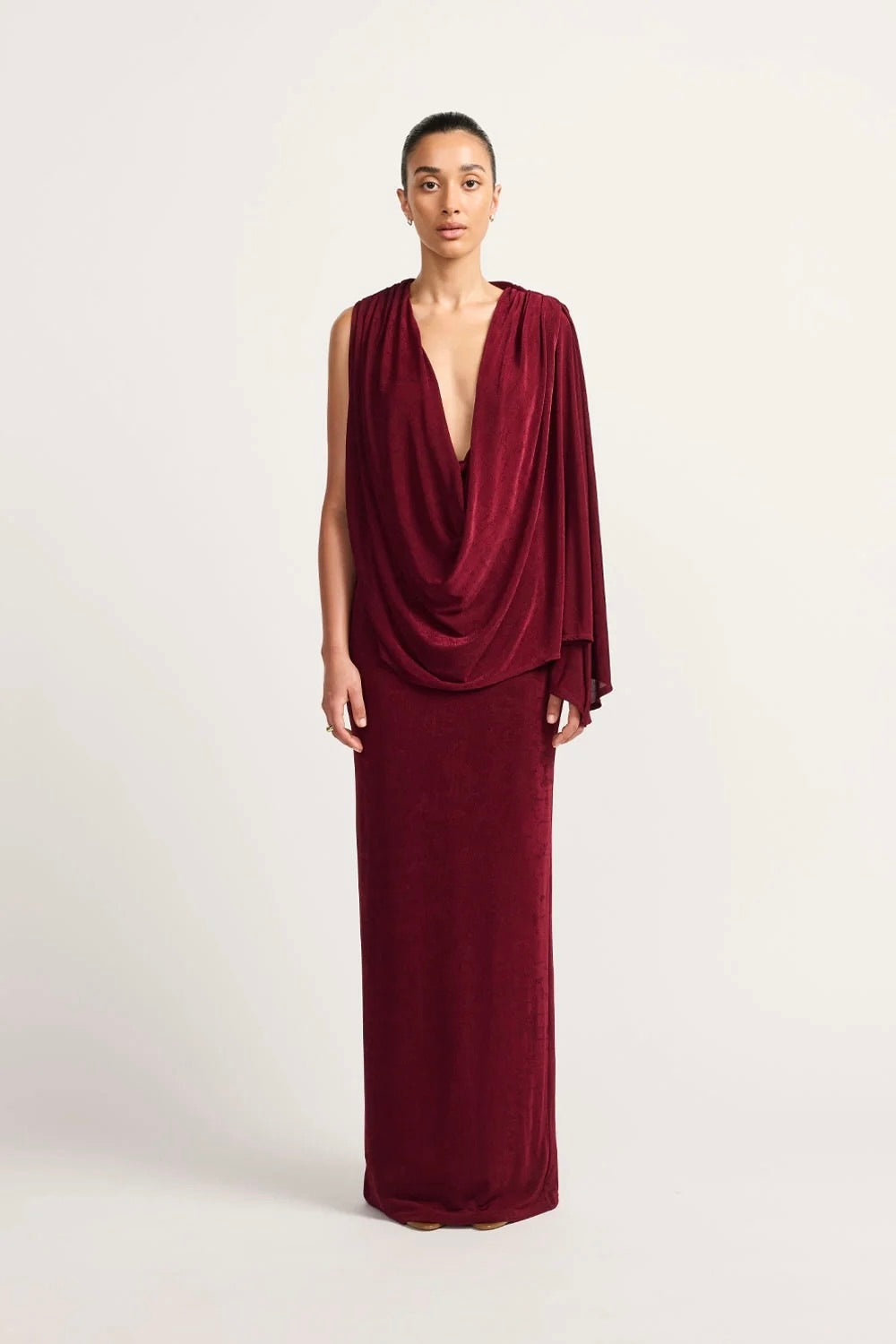 Tojhà Lenita Dress - Plum Liqueur