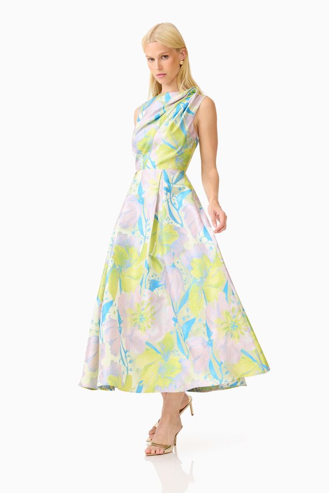 Elliatt Rhea A Line Midi Dress - Floral Multi