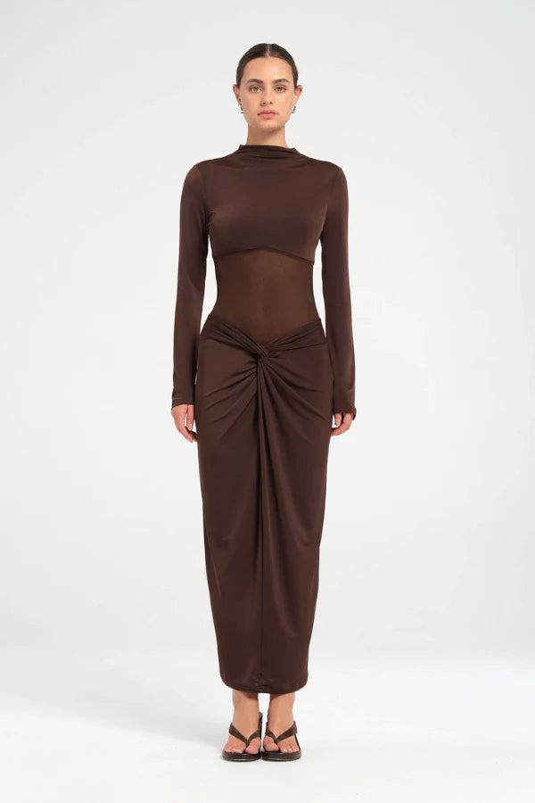 Benni Dora Maxi Dress - Chocolate