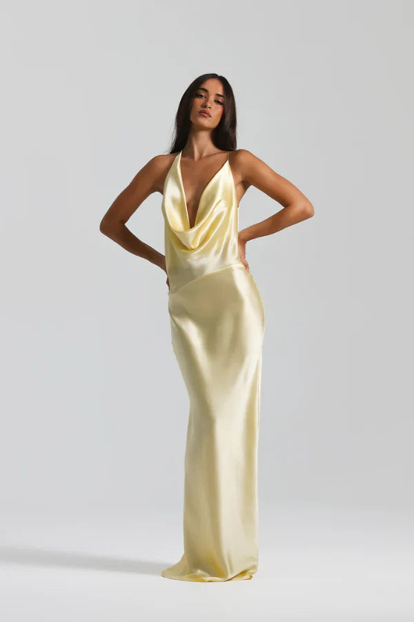Natalie Rolt Gabi Gown - Lemon