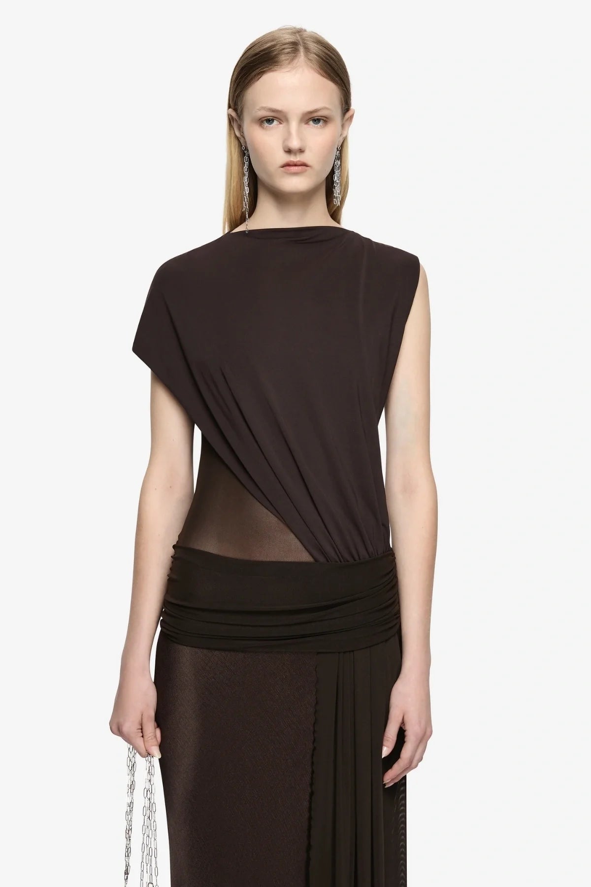 Bec & Bridge Idras Maxi Dress - Dark Choc/Espresso