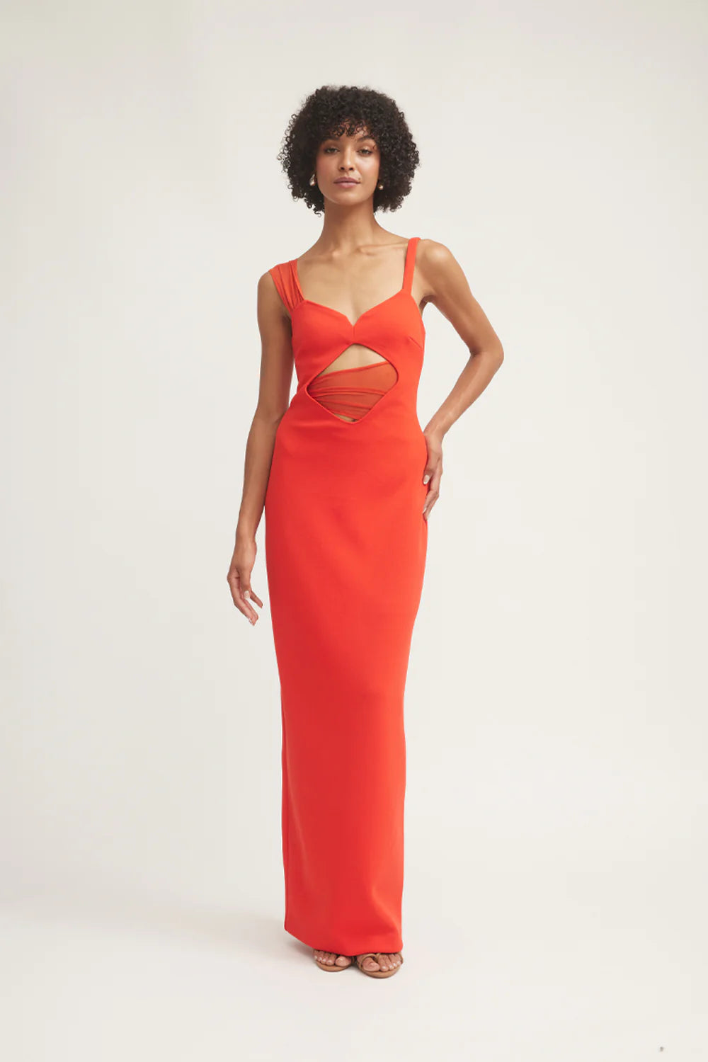 Tojhà Madeleine Dress Red - Main Image