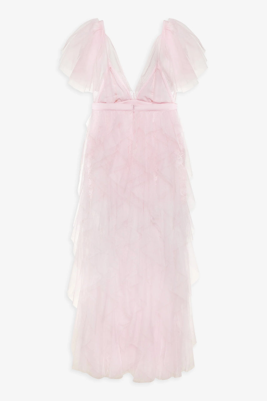 For Love & Lemons Maxine Gown - Pink