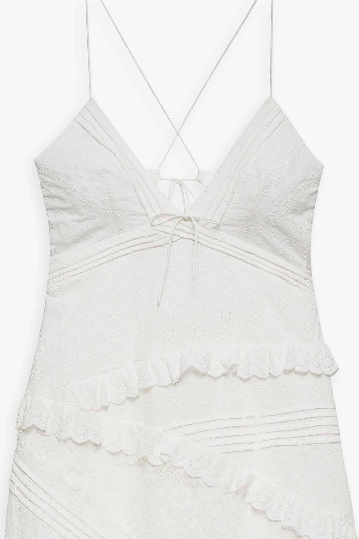 For Love & Lemons Rosalyn Maxi Dress - White