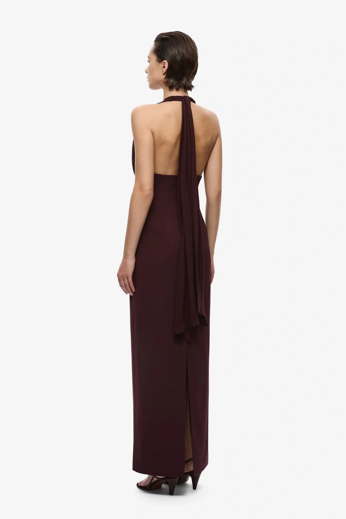 Misha Capezza Silk Dress - Currant