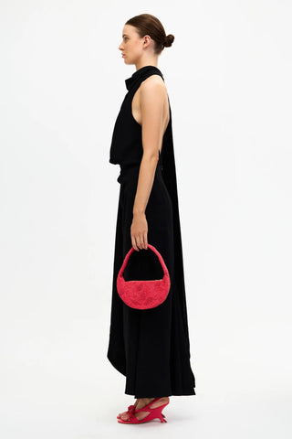Acler Bead Birch Bag - Pomegranate