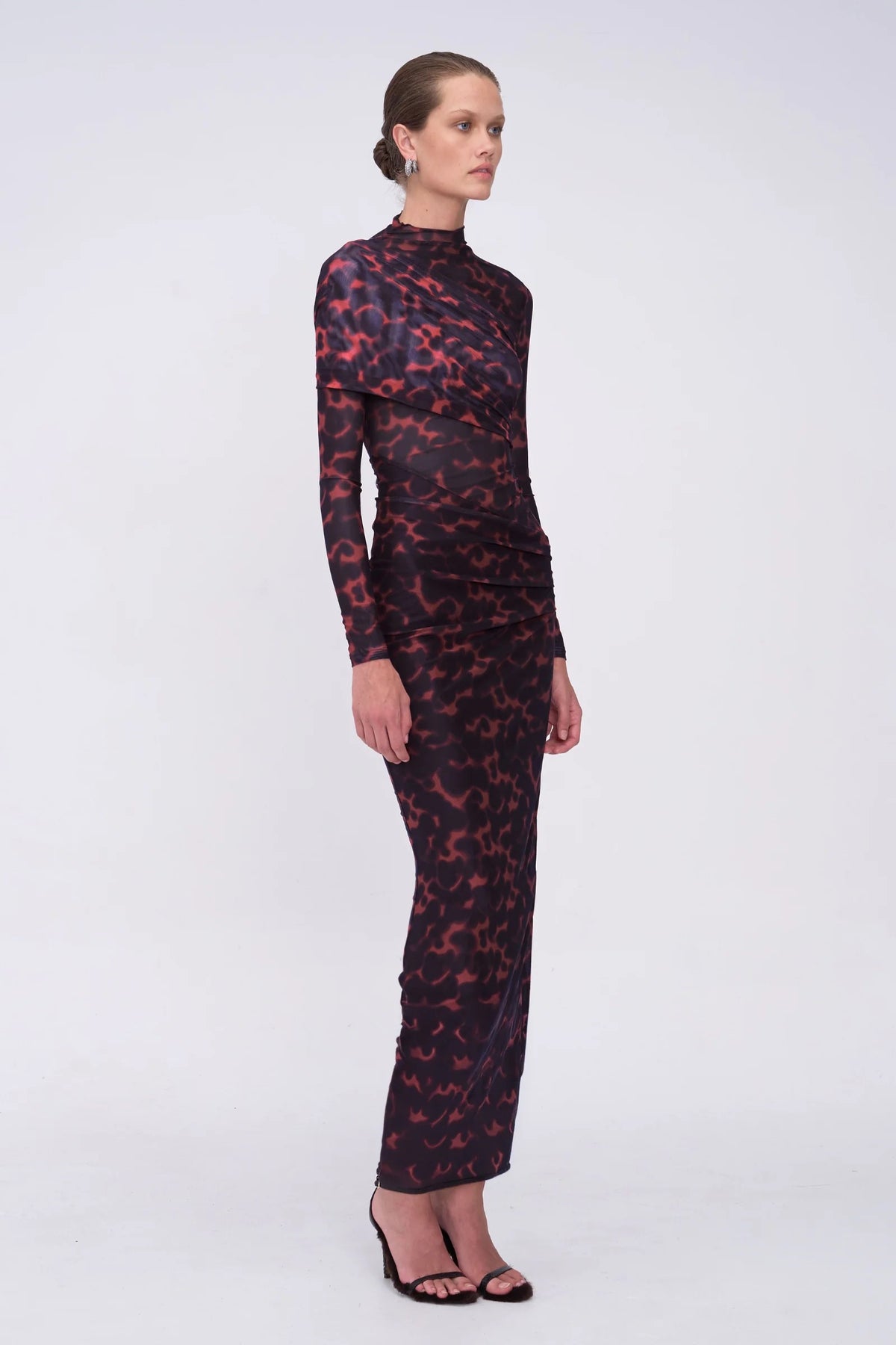 Suboo Remi Tortoiseshell Maxi Dress - Chocolate