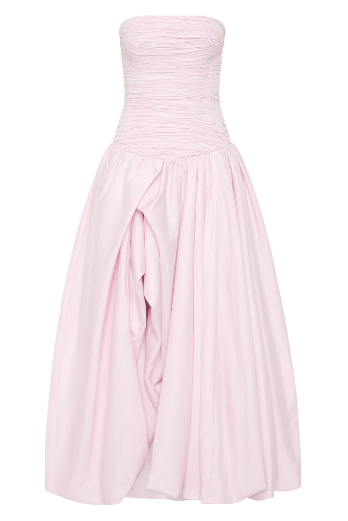 violette bubble hem maxi dress Aje Violette Bubble Hem Maxi Dress - Pastel Pink