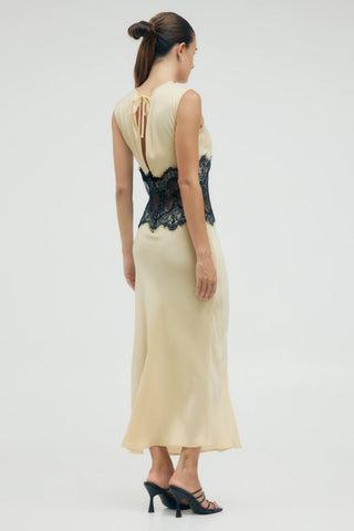 Third Form Visions Lace Trim Tank Dress - Marshmallow
