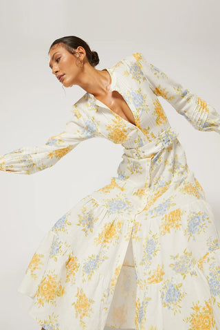 Winona Ravello Button Maxi Dress - Print