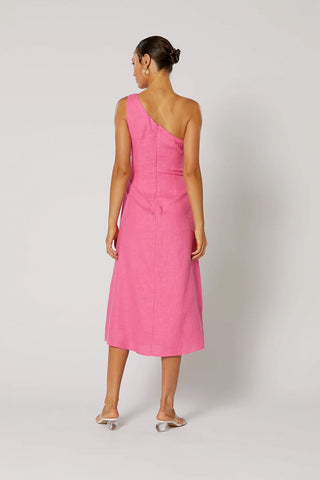 Winona Siesta Gathered Dress - Pink