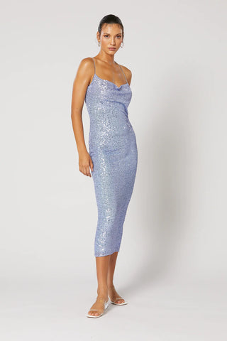 Winona Marini Midi Dress - Blue