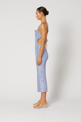 Winona Marini Midi Dress - Blue