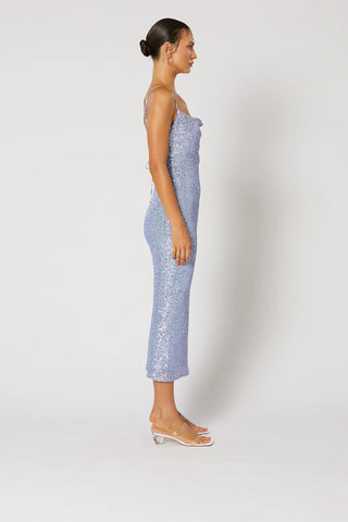 Winona Marini Midi Dress - Blue