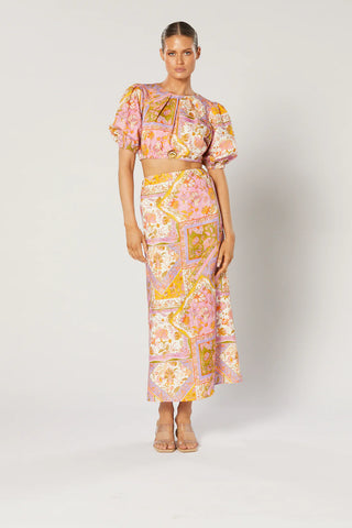 Winona Harlan Shell Top - Paisley Print