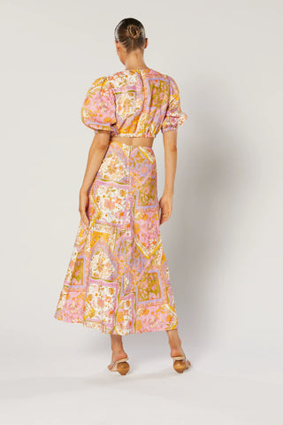 Winona Harlan Shell Top - Paisley Print
