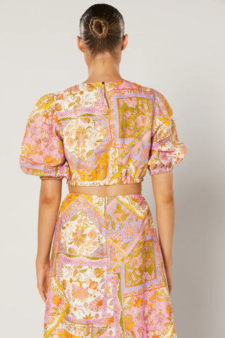 Winona Harlan Shell Top - Paisley Print