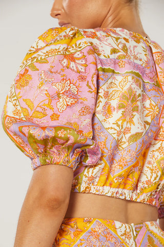 Winona Harlan Shell Top - Paisley Print