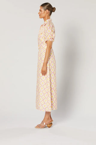 Winona Atlantis Midi Dress - Geo Print
